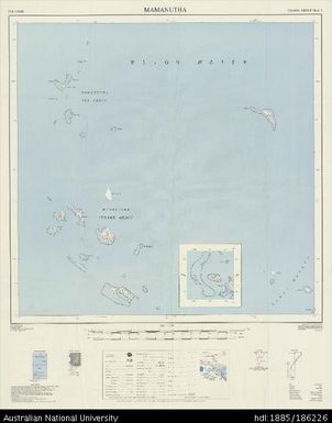Fiji, Yasawa Group, Mamanutha, Series: X754, Sheet 3, 1963, 1:50 000
