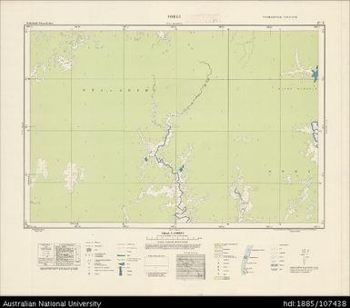 Indonesia, Western New Guinea, Soegi, Series: Nederlands-Nieuw-Guinea, Sheet 27-X, 1956, 1:100 000