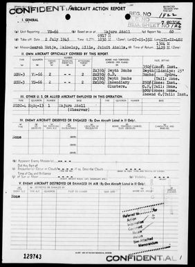 VS-66 - ACA Reps Nos 60-62-Air Opers Against the Marshall Islands, 7/2-4/45