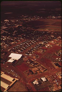 KAUAI, KNOWN AS THE "GARDEN ISLE", GROWS SUGAR CANE AND PINEAPPLE