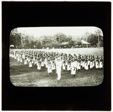 School pupils and staff, Samoa