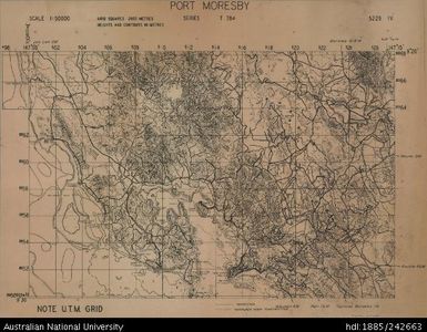 Papua New Guinea, Port Moresby, Series: T 748, 1:50 000