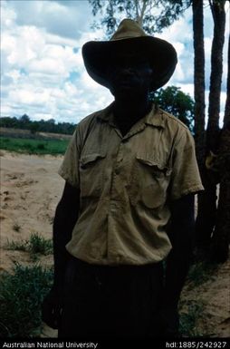 Unidentified Aboriginal man