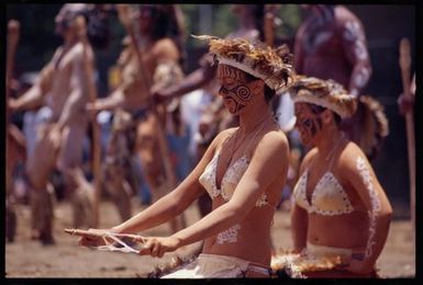 South Pacific Festival of the Arts, Apia, 1996. Performers from Rapa Nui