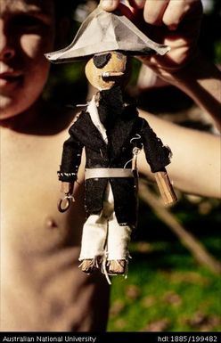 Handmade pirate toy