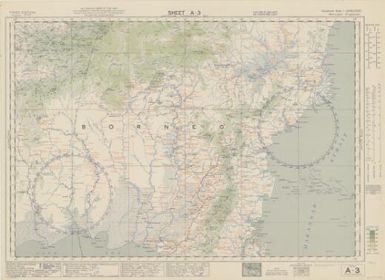 Australian aeronautical map (Sheet A3)