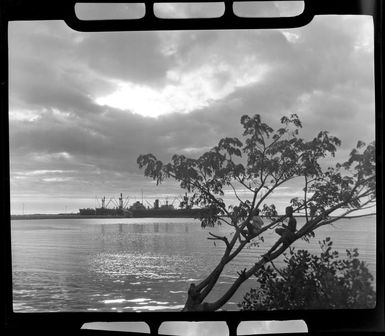 Ships in the harbour, Lautoka, Fiji