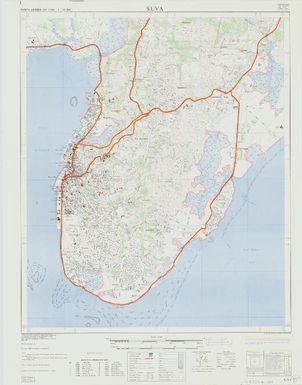 Town series of Fiji 1:10 000: Suva