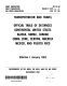 Transportation and travel: official table of distances continental United States, Alaska, Hawaii, Canada, Canal Zone, Central America, Mexico, and Puerto Rico