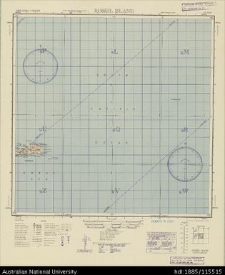 Papua New Guinea, Rossel Island, Series: AMS T401, Sheet SC 56-6, 1943, 1:500 000