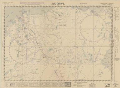 Australian aeronautical map: Darwin (Sheet D6)