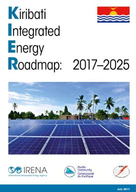 Kiribati Integrated Energy Roadmap - 2017-2025
