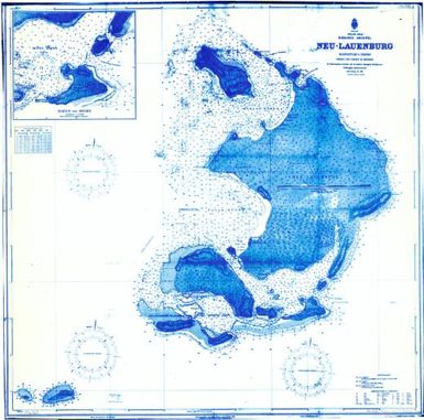 [German nautical charts of German New Guinea, Micronesia, Samoa and Kiautschou]: Stiller Ocean. Bismarck Archipel. Neu-Lauenburg. (Sheet 162)