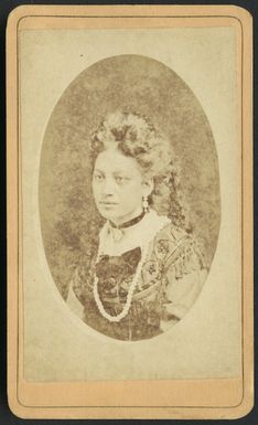 Osborne, A W, 1830-: Portrait of unidentified woman