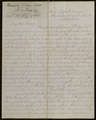 Letter, To: Patrick Barry Hayes, From: James Madison Frailey, November 27, 1854.