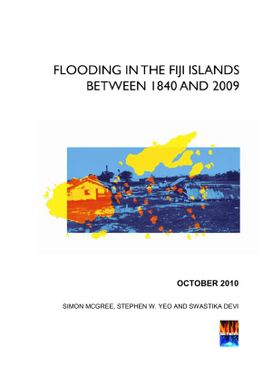 Flooding in the Fiji Islands between 1840 and 2009.