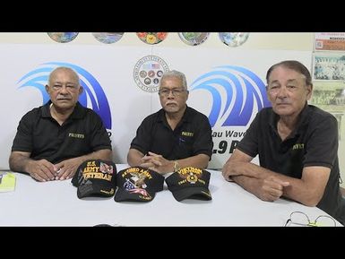 TALK SHOW WITH PALAU VETERANS ASSOCIATION ON UPCOMING VETERANS DAY NOVEMBER 11, 2024 (05NOV24)