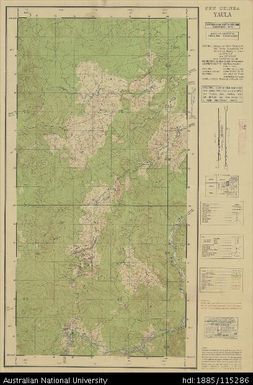 Papua New Guinea, Yaula, Artillery series, Sheet 3692, 1:25 000, 1944