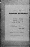 Patrol Reports. Morobe District, Mumeng, 1969 - 1970