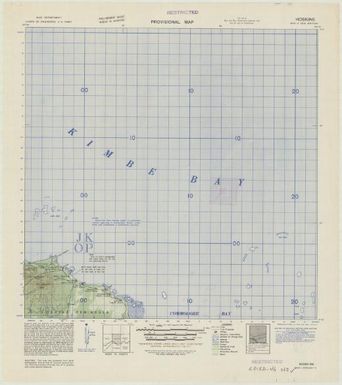 New Britain, provisional map (Hoskins)