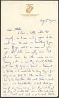 Ernest I. Thomas, Jr. letter to his mother, Martha Thorton Thomas, August 11, 1944