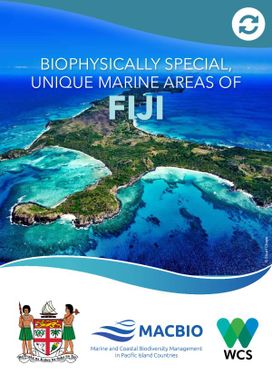 Biophysically special, unique marine areas of Fiji.