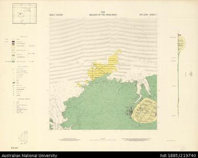 Fiji, Viti Levu, Geology of the Tavua Area, GS 285, Sheet 1, 1:50 000
