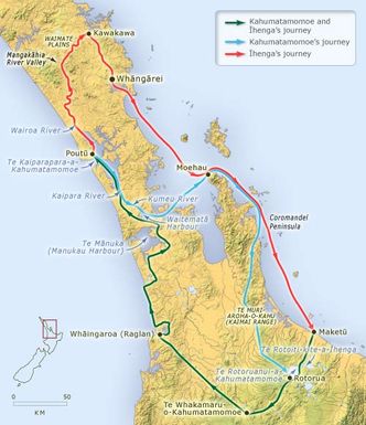 Ngā haerenga o Kahumatamomoe rāua ko Īhenga