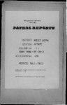 Patrol Reports. West Sepik District, Aitape, 1962 - 1963