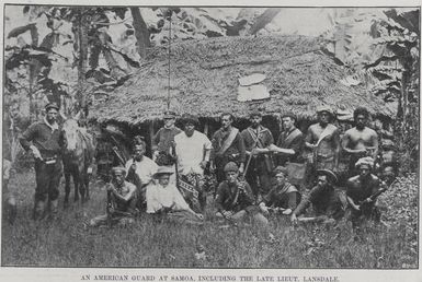 An American Guard at Samoa, including the late Liet. Lansdale