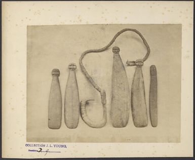 Clubs and fish hook