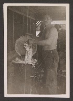 [Elmer Johnston Doing Laundry]