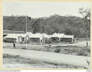 A GENERAL VIEW OF THE ADMINISTRATIVE BLOCK AT THE 2/1ST AUSTRALIAN GENERAL HOSPITAL