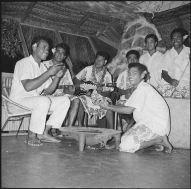 Band at Castaway Island resort, Fiji, November 1966, 2 / Michael Terry