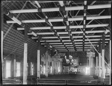 Church interior, Pacific islands