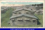 U.S. National Army-Camp Upton, Yaphank, L.I., N.Y. 1982 Bird's eye view of cantonment barracks showing width of space between barracks