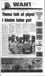 Wantok Niuspepa--Issue No. 1506 (May 22, 2003)