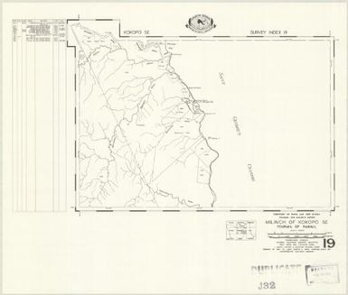 Milinch of ... : fourmil of ... (19 - Fourmil of Rabaul - Milinch of Kokopo SE)