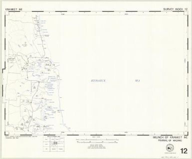 Milinch of ... : fourmil of ... (12 - Fourmil of Madang - Milinch of Kranket NE)