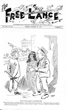 Mack, Edward Brodie, 1897-1965 :New Zealand's Ultimatum. Free Lance, 26 January 1917.