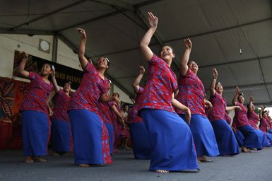 Waitakere College students at ASB Polyfest.