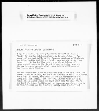 MICRONESIA, 1943-1945