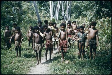 Village boys (2) : Goodenough Island, D'Entrecasteaux Islands, Papua New Guinea, 1956-1958 / Terence and Margaret Spencer