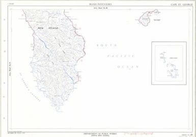 Papua New Guinea road inventory, July 1975: Cape St. George (Sheet 49)