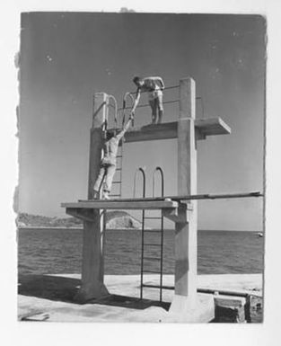 [Men on Diving Platform]