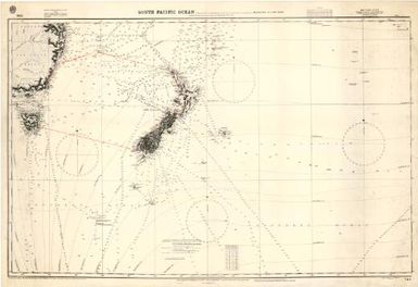 South Pacific Ocean : comprised between the parallels of 27° south, and 60° south and extending from Melbourne to Cape Horn