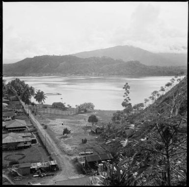 View of Salamaua looking towards mainland, Salamaua, New Guinea, ca. 1936 / Sarah Chinnery