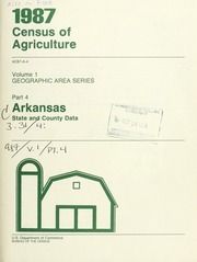 1987 census of agriculture, pt.4- Arkansas