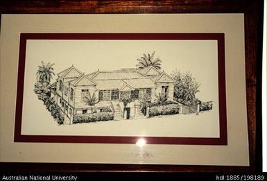 New Caledonia - 13 rue Pasteur, Vallée dur Tir - line drawing