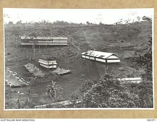 SOGERI, NEW GUINEA. 1943-11-20. VIEW OF PORTION OF THE SCHOOL OF SIGNALS, NEW GUINEA FORCE FROM THE CHIEF INSTRUCTOR'S RESIDENCE
